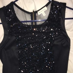 Size M, Black Mini Dress by Monteau Los Angeles